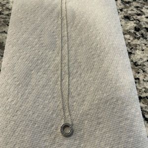 Pandora Logo Circle Necklace